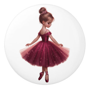 Bouton De Porte En Céramique Ballerina