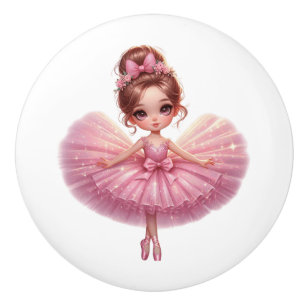 Bouton De Porte En Céramique Ballerina