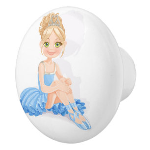 Bouton De Porte En Céramique Ballerina Cabinet Knob