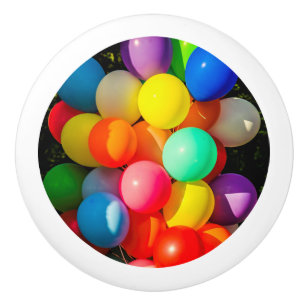 Bouton De Porte En Céramique Ballons de jouets colorés