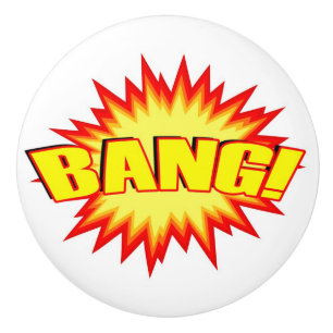 Bouton De Porte En Céramique Bang !