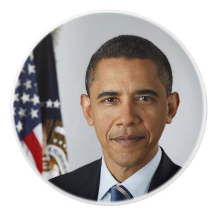 Bouton De Porte En Céramique Barack Obama Président américain Portrait de la Ma