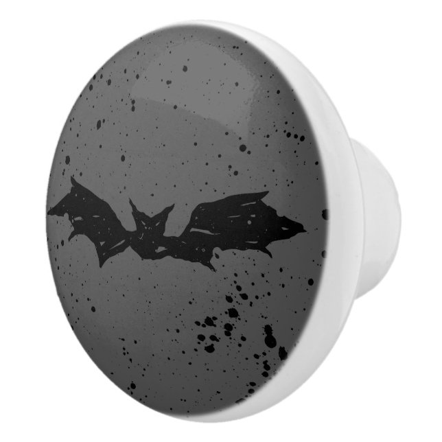 Bouton De Porte En Céramique Bat à griffes (Droite)
