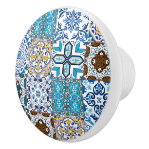 Bouton De Porte En Céramique 🤩 Beau mélange d'Azulejos