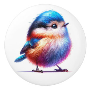 Bouton De Porte En Céramique Beaux Oiseaux