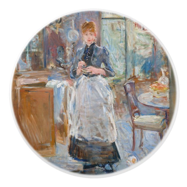 Bouton De Porte En Céramique Berthe Morisot - Dans la salle à manger (Devant)