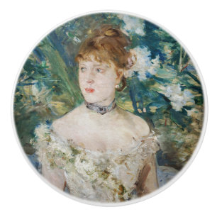 Bouton De Porte En Céramique Berthe Morisot - Jeune Fille en Robe de Bal