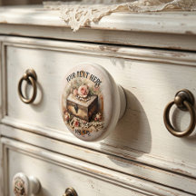 Bijoux Vintage Shabby Chic Roses Roses Pink