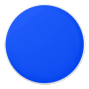 Bouton De Porte En Céramique Bleu (RYB) (couleur solide)