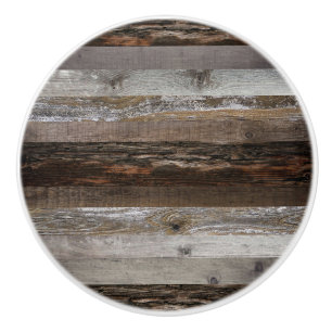 Bouton De Porte En Céramique Bois récupéré Bois rustique Bois Vintage