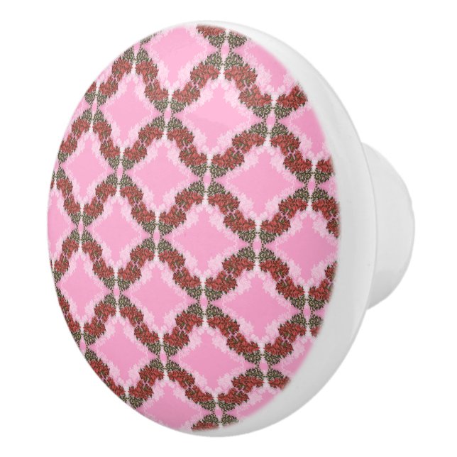 Bouton De Porte En Céramique Bougainvillea Ceramic Knob (Droite)