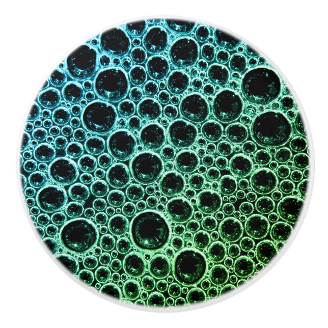 Bouton De Porte En Céramique Boule de céramique à bulle de savon soudaine (Devant)