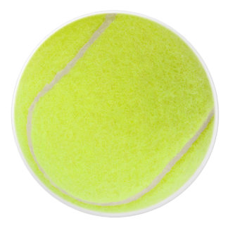 Bouton De Porte En Céramique Boule de tennis personnalisable