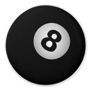 Bouton De Porte En Céramique bouton 8-Ball en céramique
