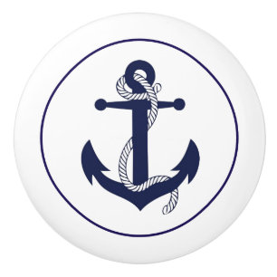 Bouton De Porte En Céramique Bouton-Ancre en céramique de Cabinet