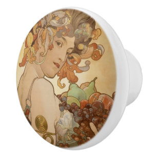 Bouton De Porte En Céramique Bouton Art Nouveau en céramique