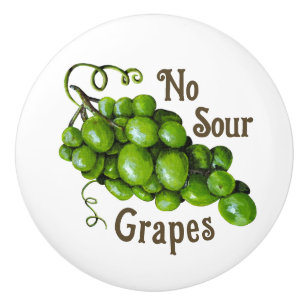 Bouton De Porte En Céramique Bouton de céramique de raisins