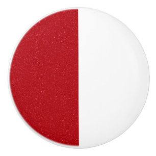 Bouton De Porte En Céramique Bouton de tiroir en céramique rouge tomate personn