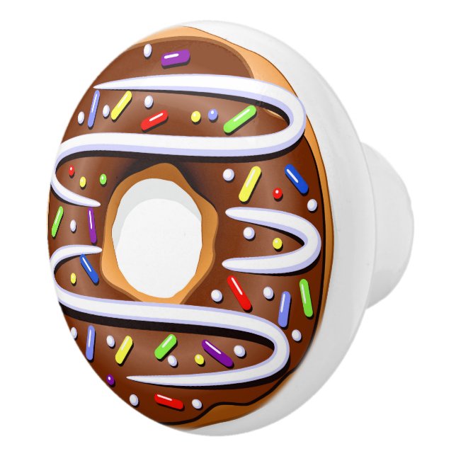 Bouton De Porte En Céramique Bouton de tiroir en noisette (Droite)