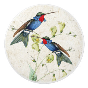 Bouton De Porte En Céramique Bouton en céramique animal de traction de fleurs