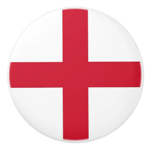 Bouton De Porte En Céramique Bouton en céramique avec drapeau d'Angleterre, Roy