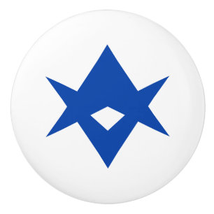 Bouton De Porte En Céramique Bouton en céramique avec drapeau de la ville de To