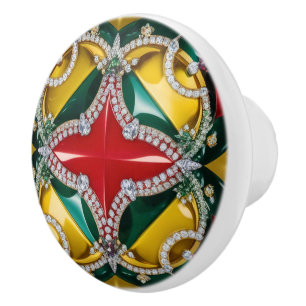 Bouton De Porte En Céramique Bouton en céramique avec les couleurs de Los Angel