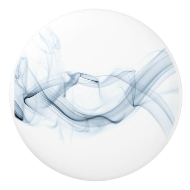 Bouton De Porte En Céramique Bouton en céramique bleu (Devant)