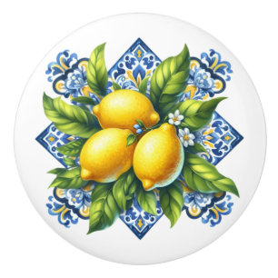 Bouton De Porte En Céramique Bouton en céramique Citrons