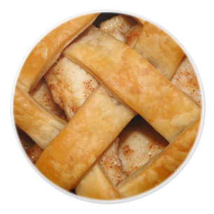 Bouton De Porte En Céramique Bouton en céramique de croûte de trellis de tarte