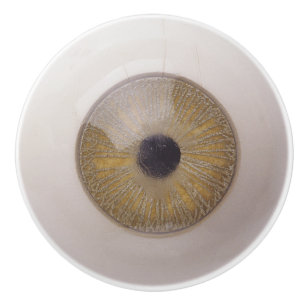 Bouton De Porte En Céramique Bouton en céramique de globe oculaire drôle