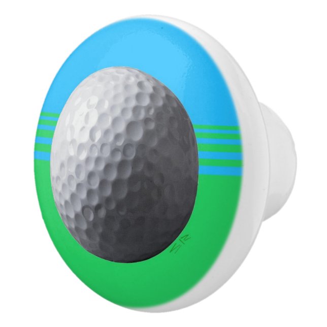Bouton De Porte En Céramique Bouton en céramique de Golf Ball (Droite)