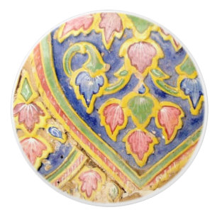 Bouton De Porte En Céramique Bouton en céramique de motif italien exquis de