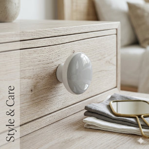 Bouton De Porte En Céramique Bouton en céramique de nickel brossé durable pour 