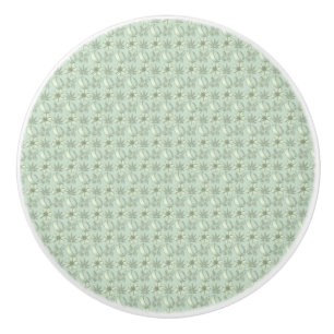 Bouton De Porte En Céramique Bouton en céramique de petite impression florale