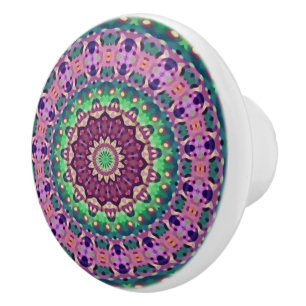 Bouton De Porte En Céramique Bouton en céramique d'édredon de Boho