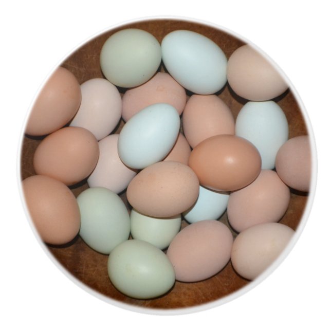 Bouton De Porte En Céramique Bouton en céramique d'oeuf (Devant)