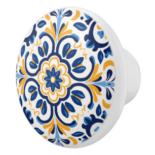Bouton De Porte En Céramique Bouton en céramique espagnole en imitation fine