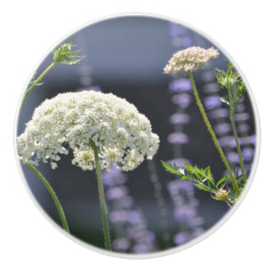 Bouton De Porte En Céramique Bouton en céramique fleur sauvage