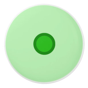 Bouton De Porte En Céramique Bouton en céramique Green Dot
