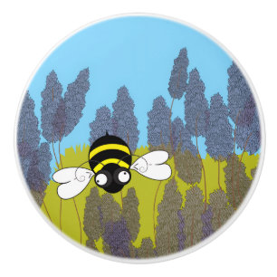 Bouton De Porte En Céramique Bouton en céramique lavande