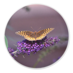Bouton De Porte En Céramique Bouton en céramique papillon