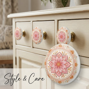 Bouton De Porte En Céramique Bouton en céramique personnalisé avec votre image