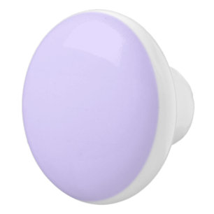 Bouton De Porte En Céramique Bouton rond en céramique Lavande plate