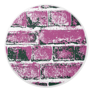 BOUTON DE PORTE EN CÉRAMIQUE BRICK WALL