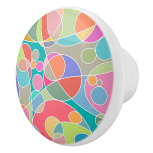 Bouton De Porte En Céramique Bulles