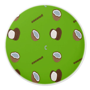 Bouton De Porte En Céramique C pour le vert coco