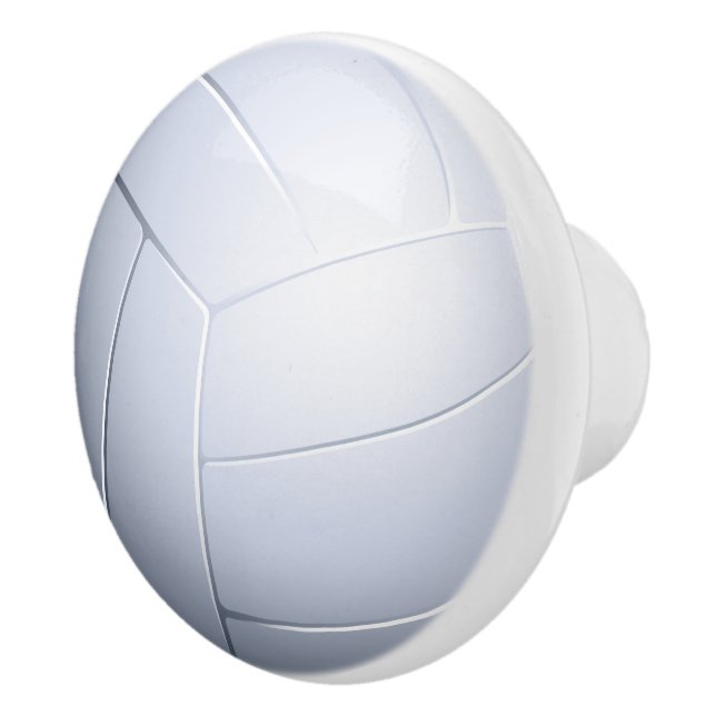 Bouton De Porte En Céramique Cadeau frais de sport du volleyball | (Droite)