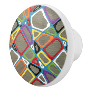 Bouton De Porte En Céramique Canton de Grey Ceramic Knob