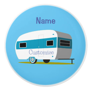 Bouton De Porte En Céramique Caravan Camper RV Thunder_Cove